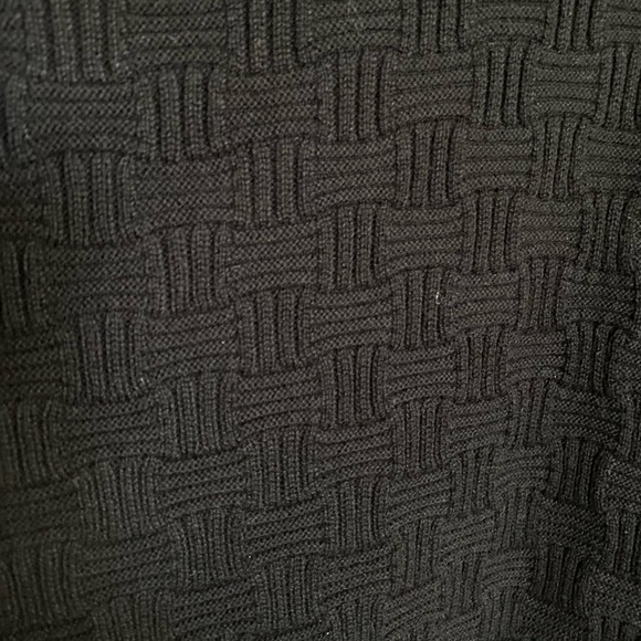 KARL LAGERFELD Crewneck textured Black sweater - Picture 4 of 4